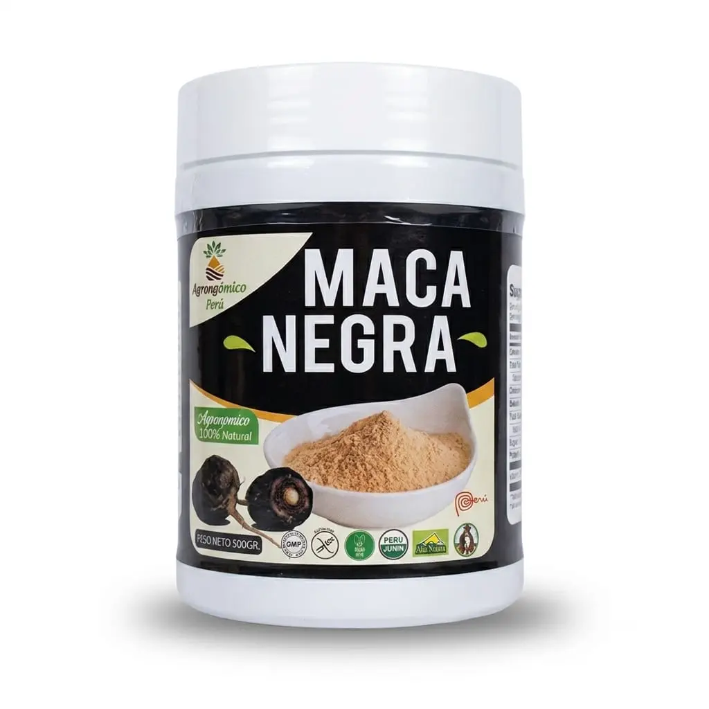 Frasco Maca Negra agrorgánico 500 gr.