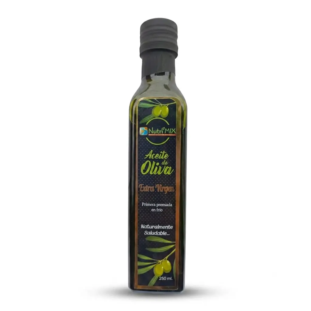 Aceite de Oliva extra virgen x 250ml. Nutrimix.