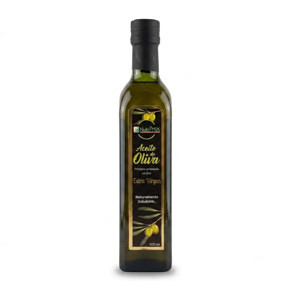 Aceite de Oliva extra virgen x 500ml. Nutrimix.