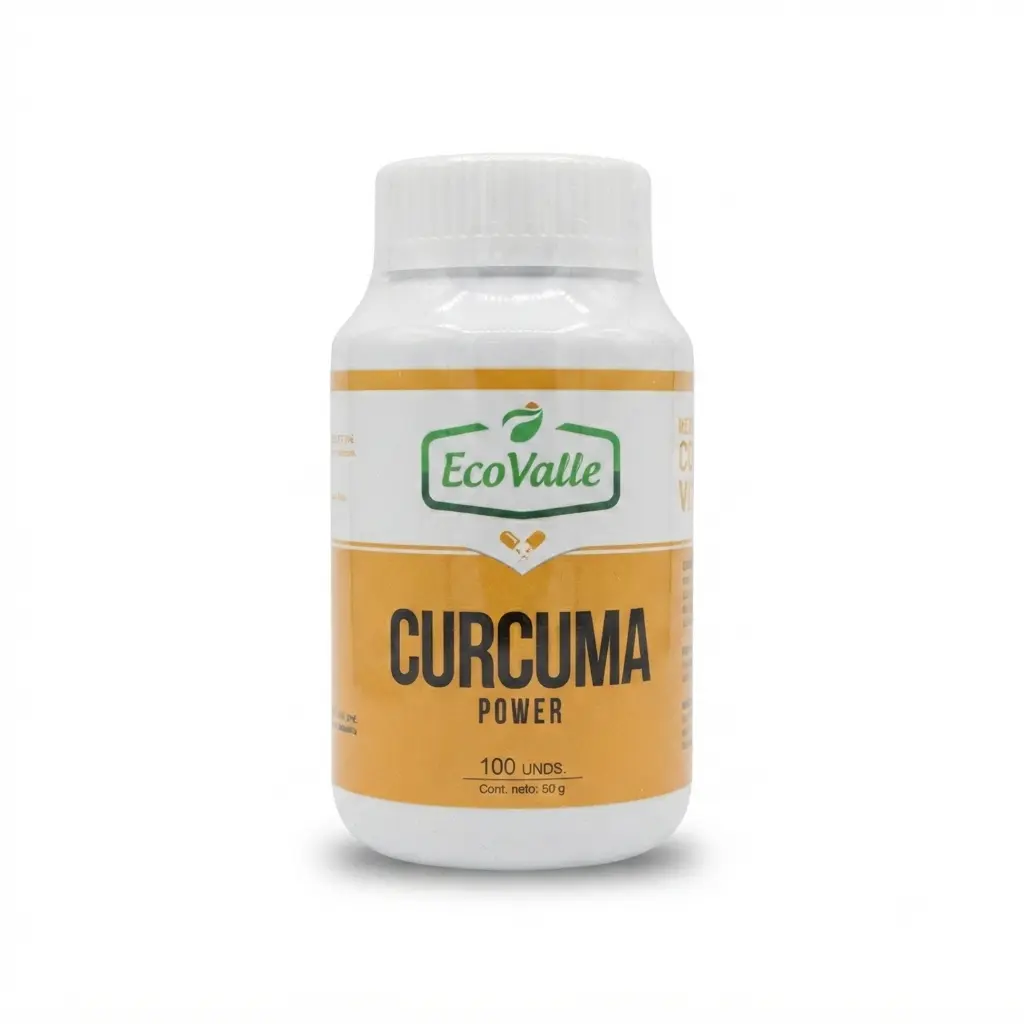 Cúrcuma power x 100 cáps. Ecovalle.