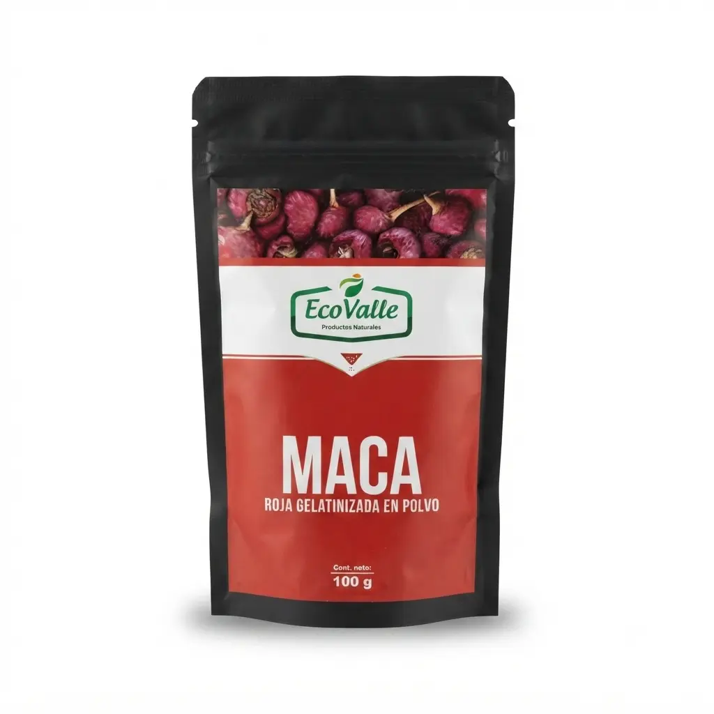 Maca harina Roja x 100 gr Ecovalle
