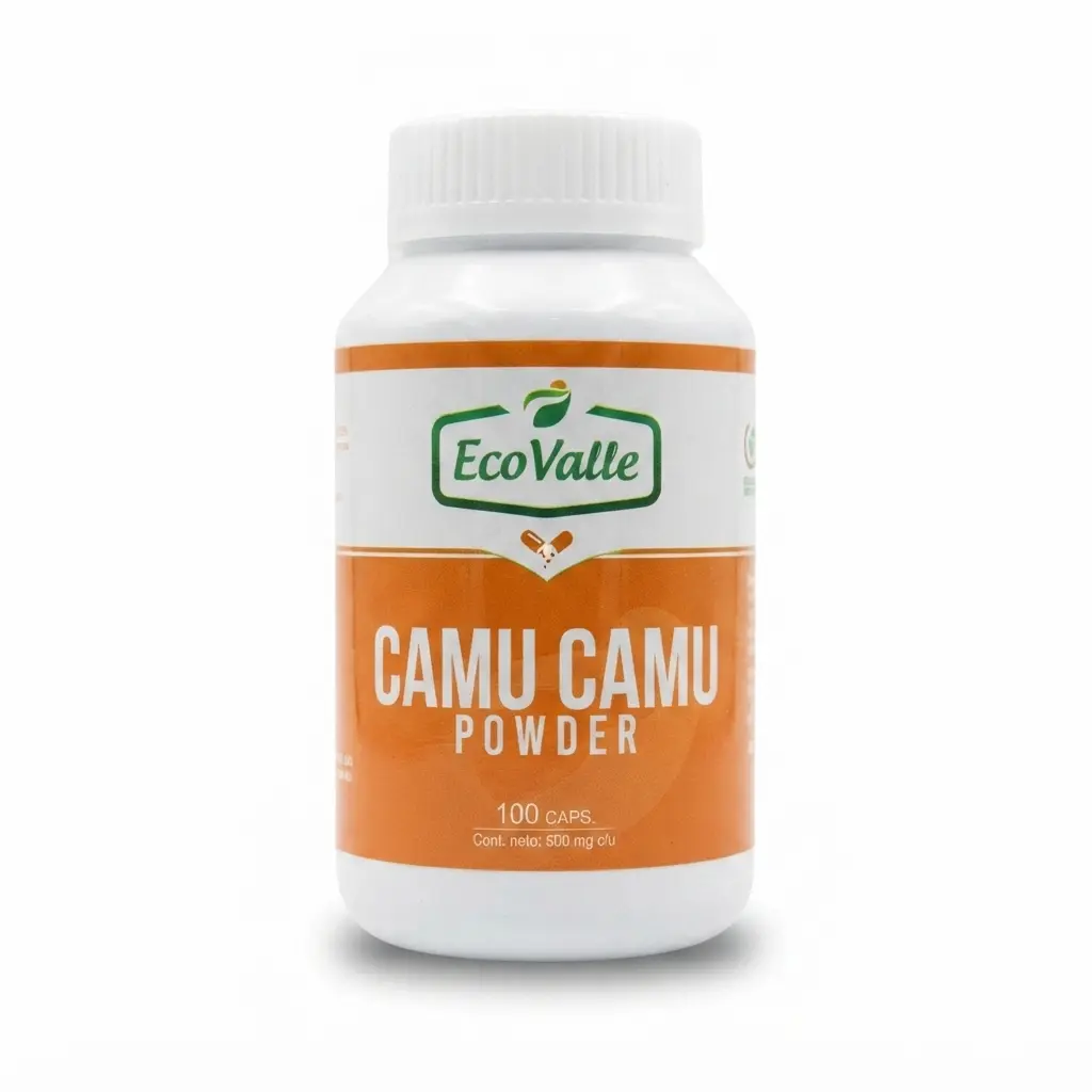 Cápsula Camu-Camu x 100 und. Ecovalle.