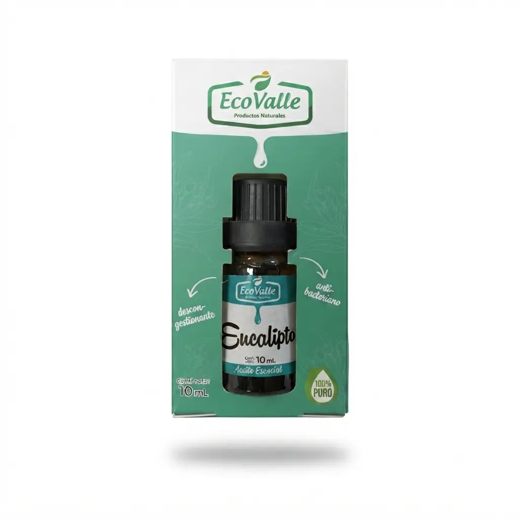 Aceite Esencial Eucalipto x 10 ml. Ecovalle.