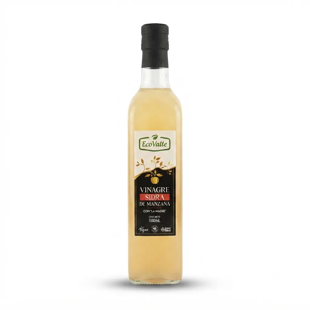 Vinagre de Sidra de Manzana 500 ml. Ecovalle