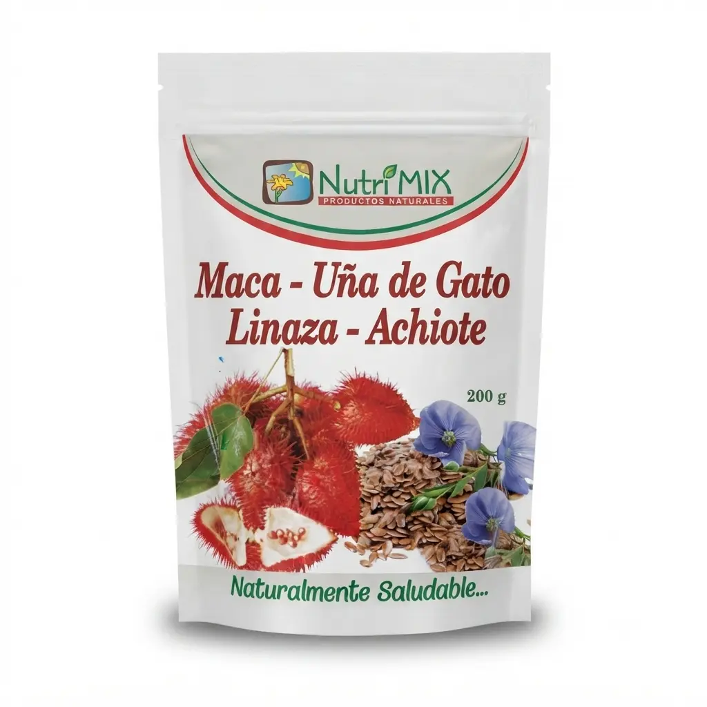 Maca - Achiote - Uña de Gato en harina x 200 gr.
