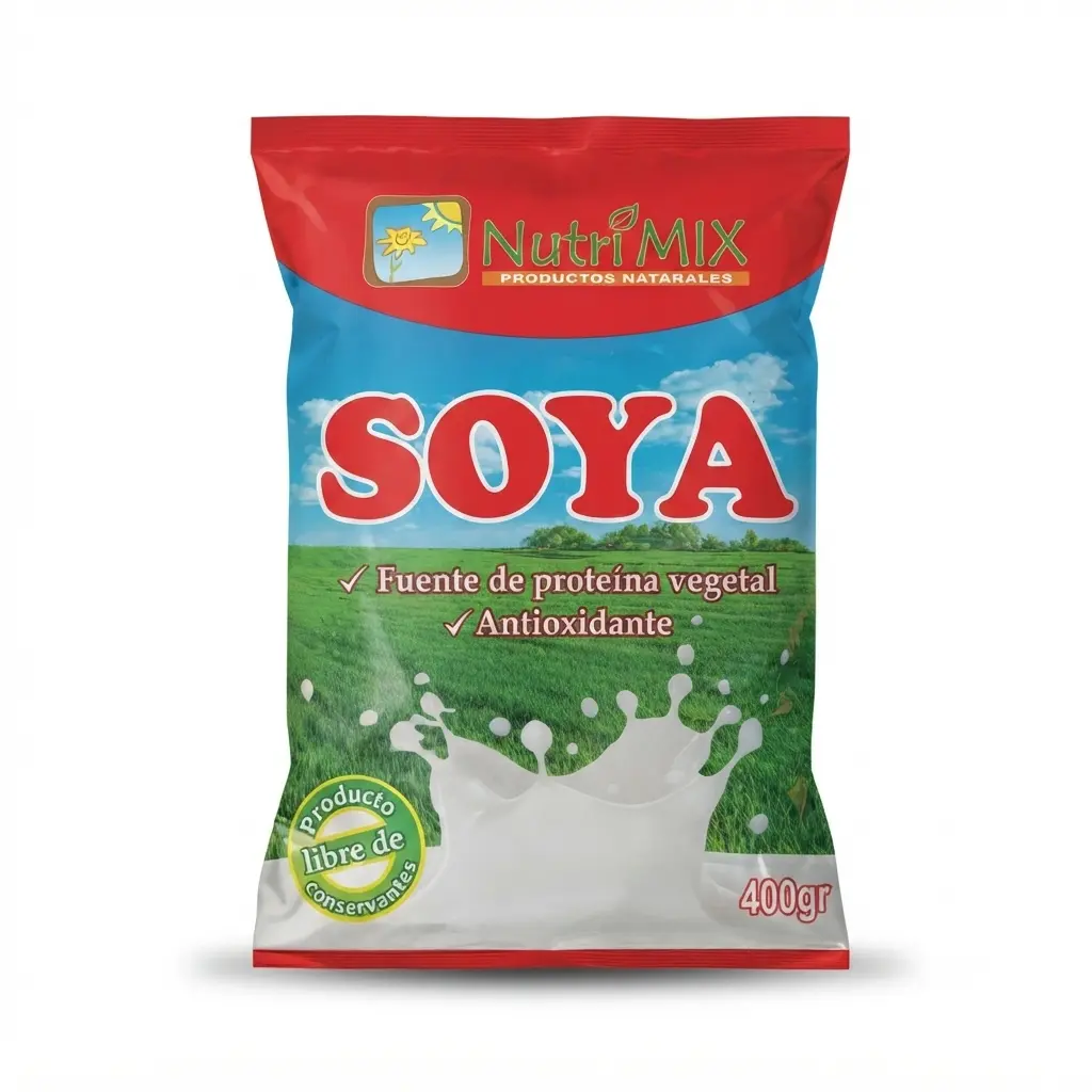 Soya en harina x 400 gr. Nutrimix.