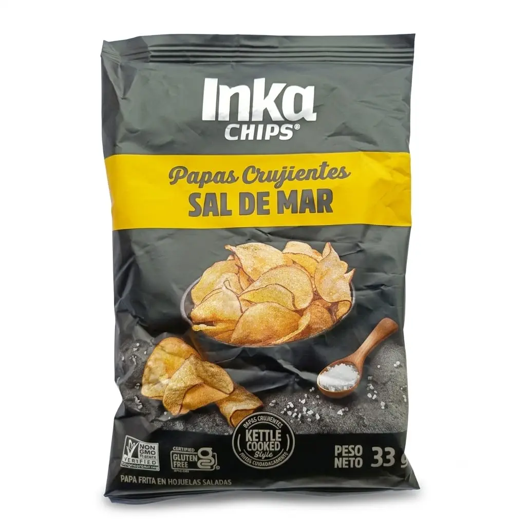 Inka Chips, sal de mar 33 gr. 