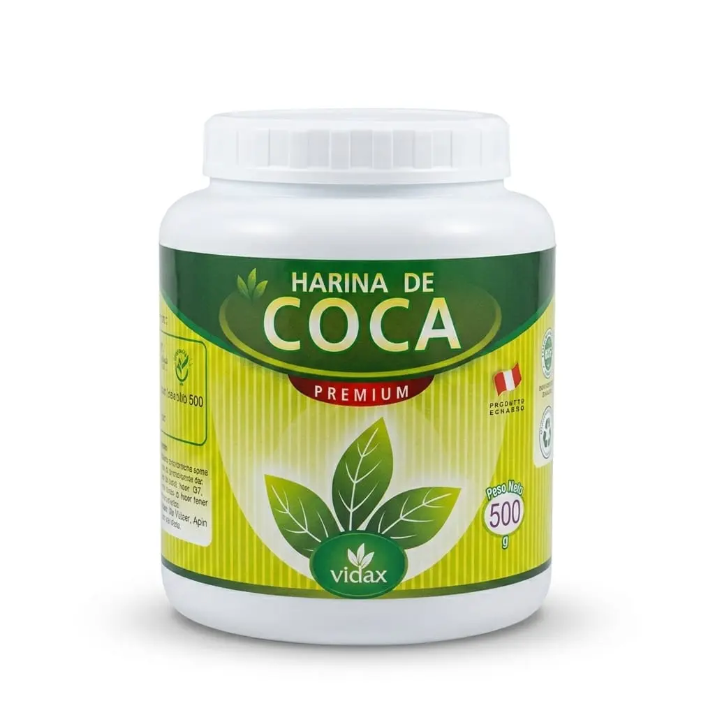 Coca en harina pote x 500 gr.