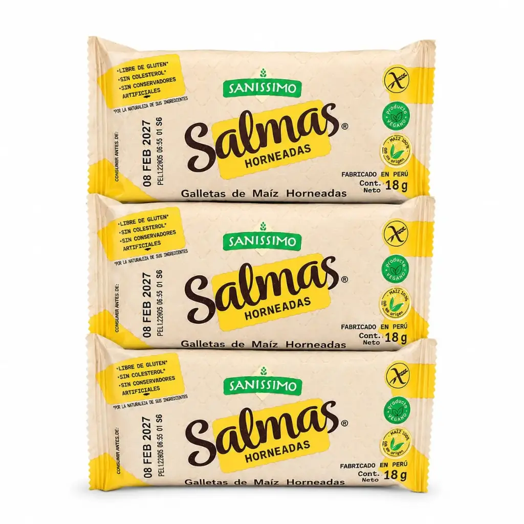 Galletas salmas x 18 gr. Bimbo.