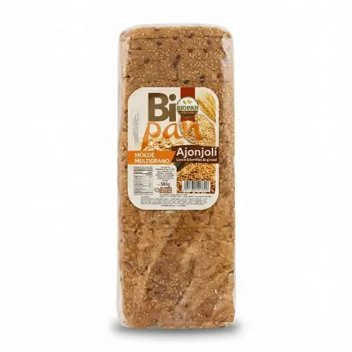 Pan Integral de molde x 580 gr. Biopan.