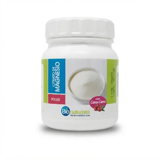 Citrato de Magnesio polvo 120 gr.  Bionaturista