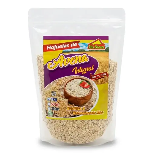 Avena Hojuelas integral 1 kilo. Alta Natura
