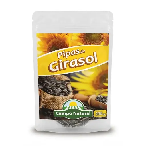Pipas de Girasol x 200 gr. Campo natural.