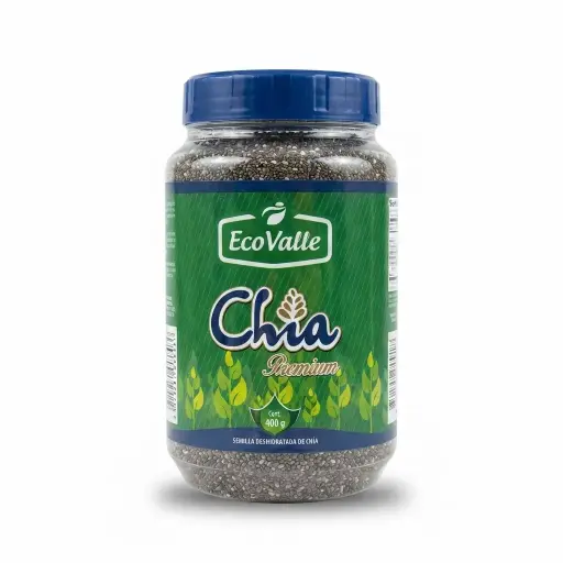 Chía Premium Frasco x 400 gr. Ecovalle.