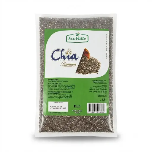 Chía Premium Bolsa x100gr. Ecovalle.