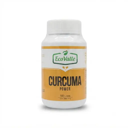 Cúrcuma power x 100 cáps. Ecovalle.