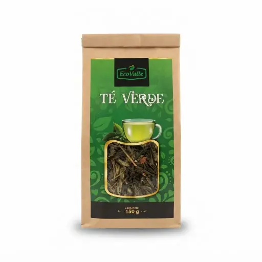 Te Verde hojas x 150 gr. (bolsa). Ecovalle.