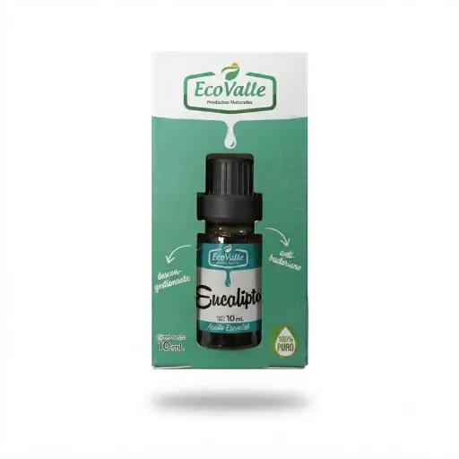 Aceite Esencial Eucalipto x 10 ml. Ecovalle.