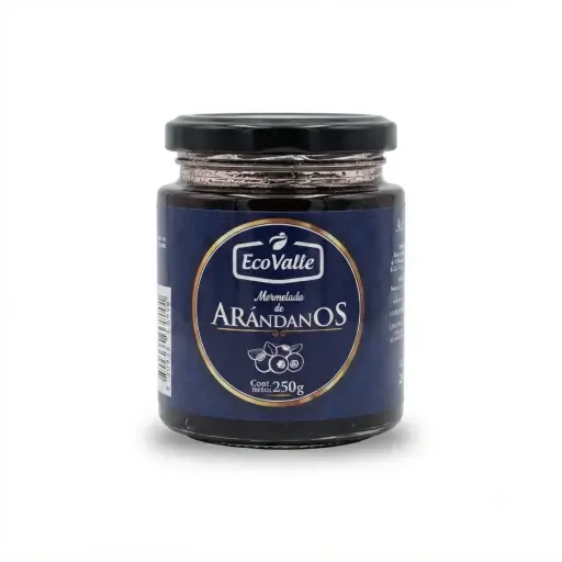 Mermelada de arándanos x 250 gr. Ecovalle.