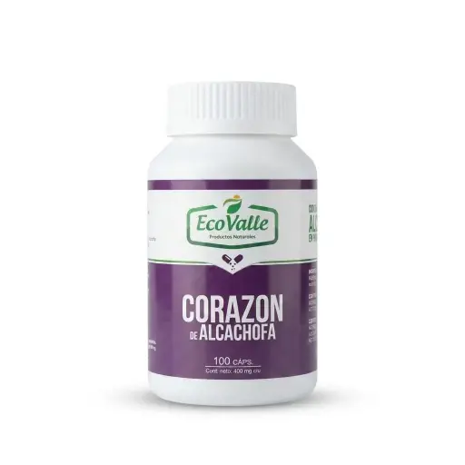 Cápsulas Corazón de Alcachofa x 100 und. Ecovalle.
