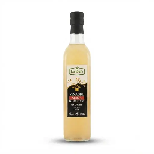 Vinagre de Sidra de Manzana 500 ml. Ecovalle