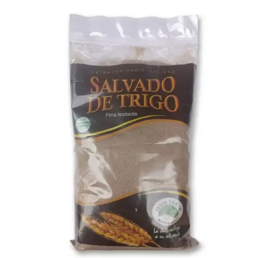 Salvado de trigo x 250 gr. FINO. Hoja verde.