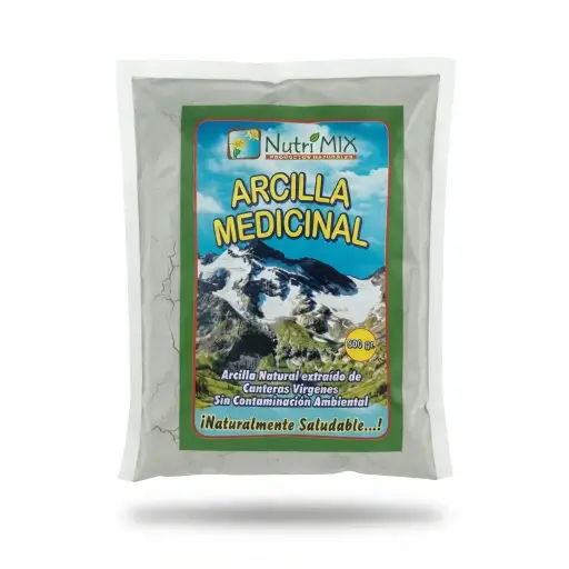 Arcilla medicinal x 500 gr. Nutrimix.