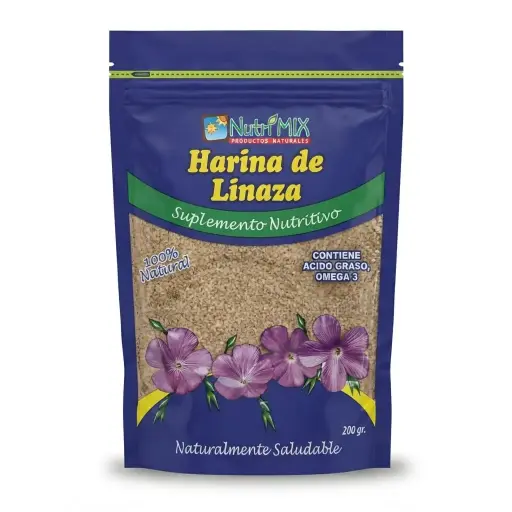 Linaza en harina x 200 gr. Nutrimix.