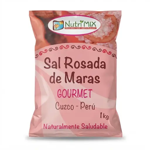 Sal Rosada de Maras 1k.  Nutrimix. 