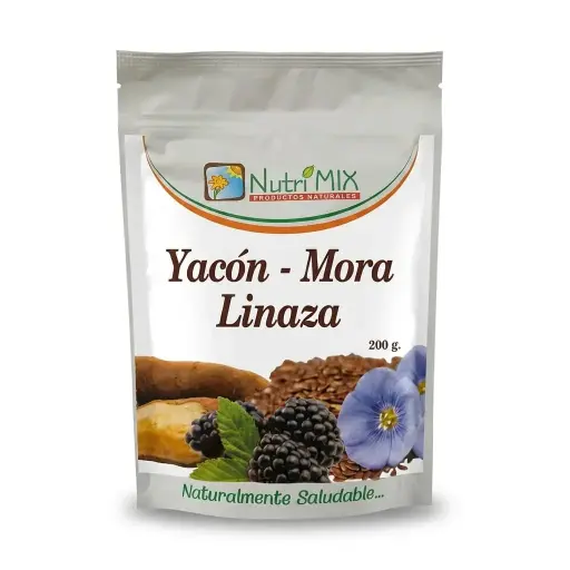 Yacon-Mora-Linaza en harina x 200 gr. Nutrimix