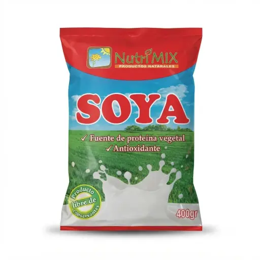 Soya en harina x 400 gr. Nutrimix.