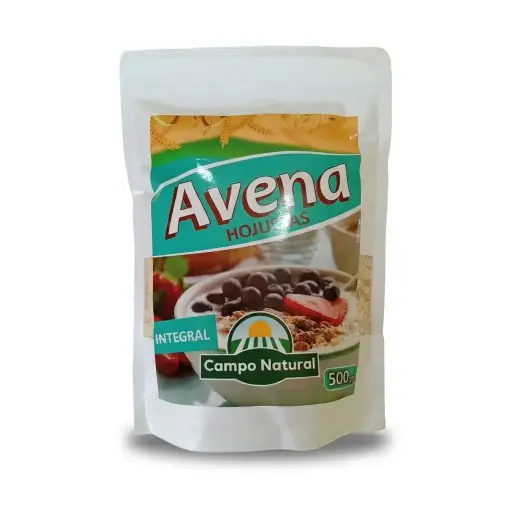 Avena Hojuelas integral x 500 gr. Campo Natural.