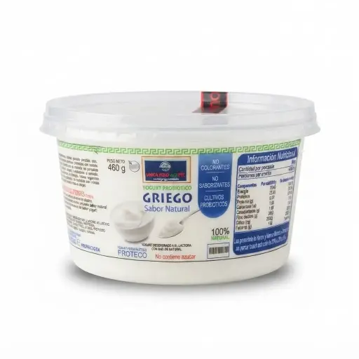 Yogurt Griego 1/2 Litro. 