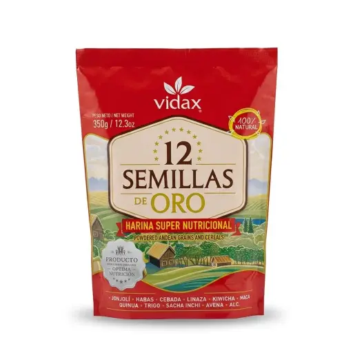 Doce Semillas en harina x 350gr.   Vidax