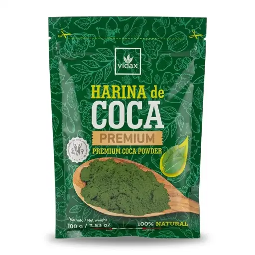 Coca en harina x 100gr. Vidax.