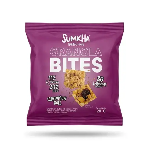 Bites Granola Cinnamon Roll  20 gr. Sumkha.