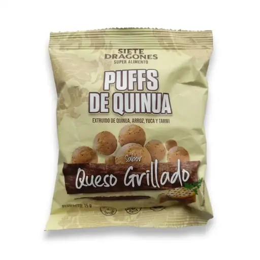 Puffs de Quinua  15 gr .  Siete Dragones.