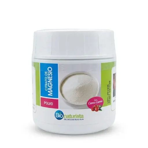 Citrato de Magnesio polvo 200 gr.  Bionaturista